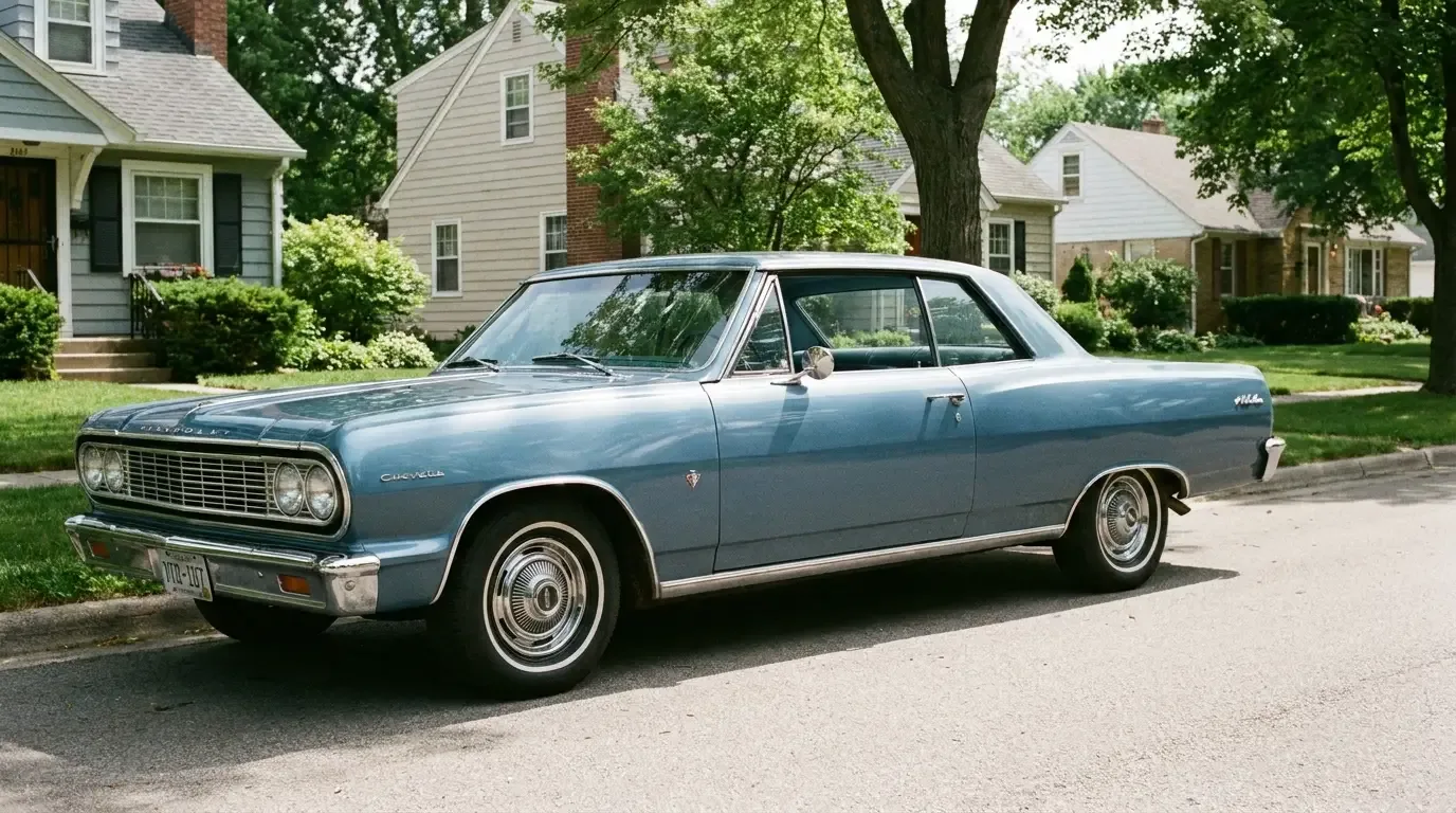 1964 Chevrolet Chevelle Malibu — clean slab-sided styling