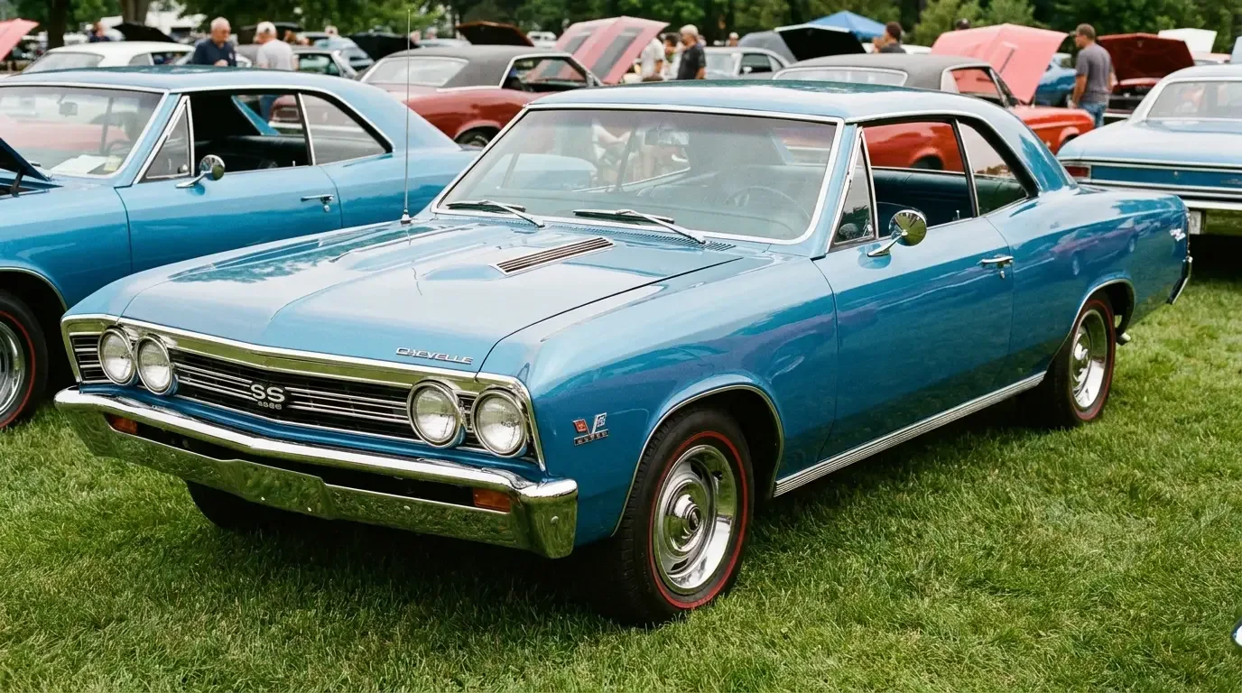 1967 Chevrolet Chevelle SS396 — show display, Marina Blue