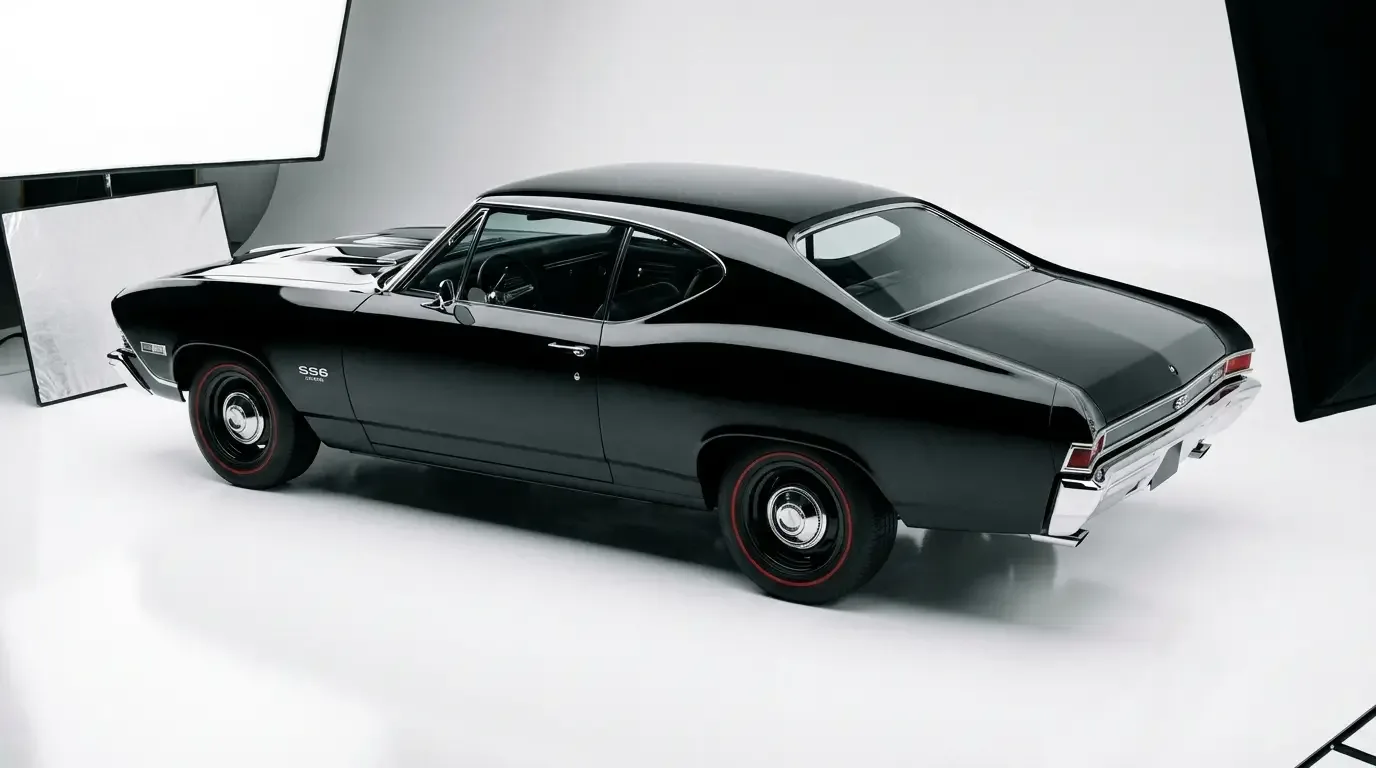 1968 Chevrolet Chevelle SS396 Sport Coupe showing the redesigned body