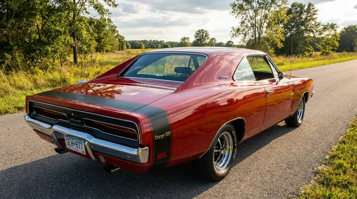 1969 Dodge Charger 500 - flush Coronet-sourced rear window