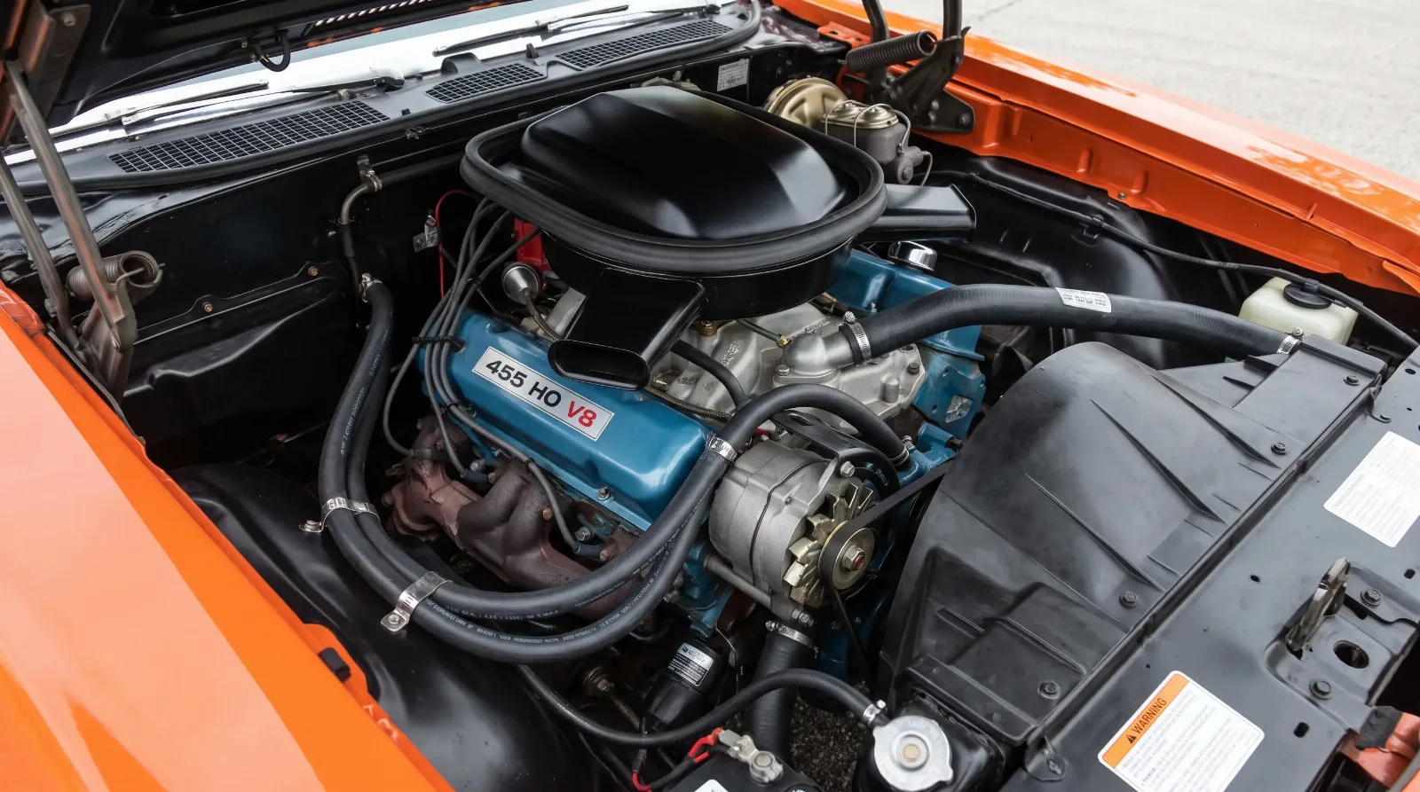 1971 GTO 455 HO engine bay