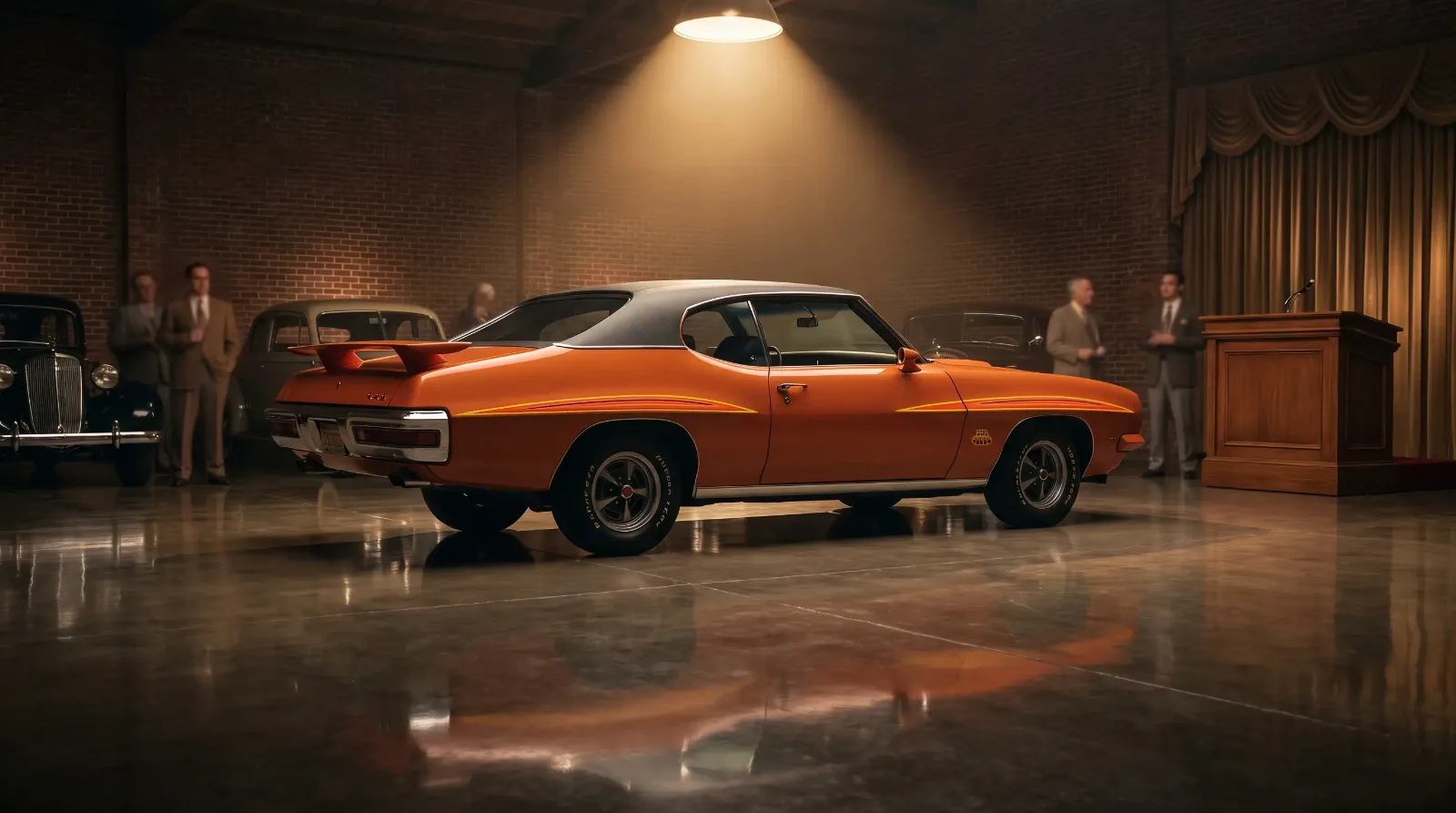 1971 GTO Judge spotlighted at auction showroom
