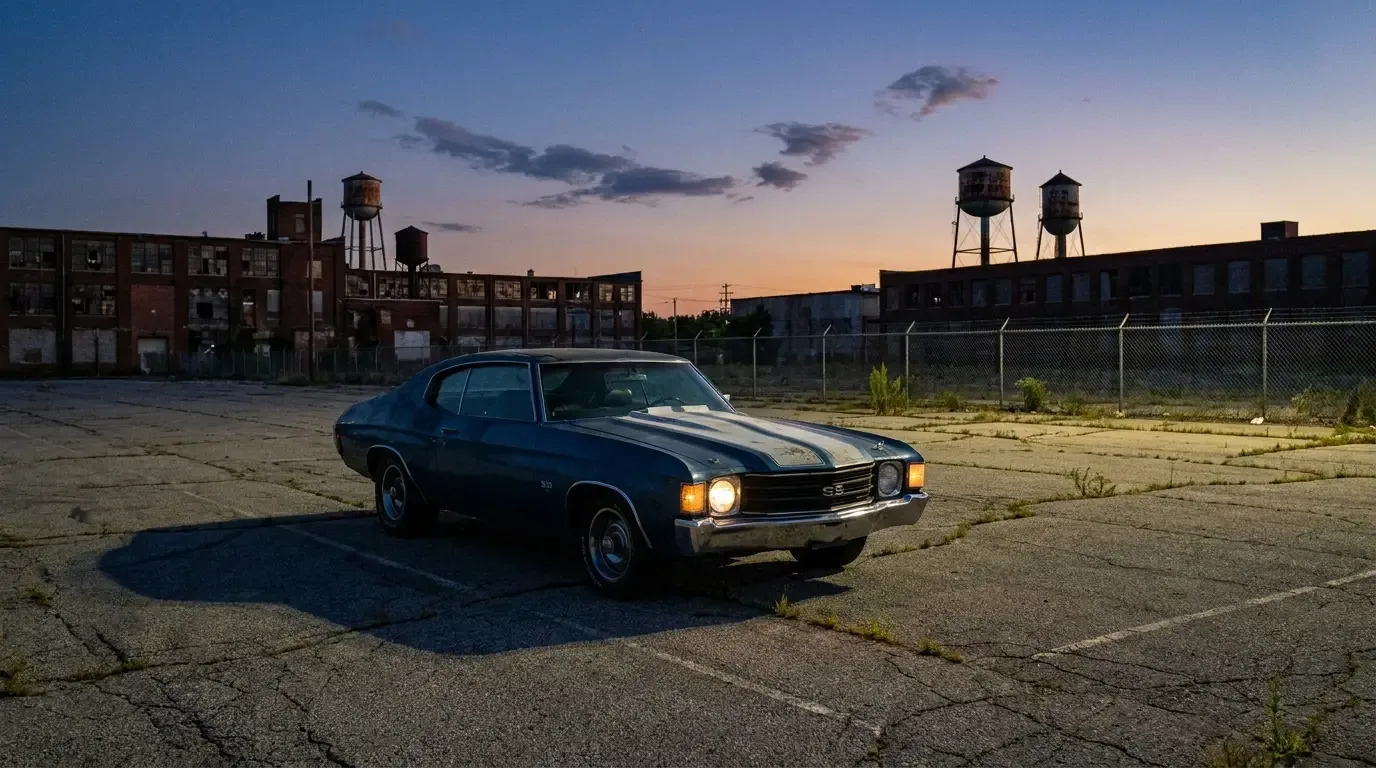 1972 Chevrolet Chevelle SS454 — last big-block year twilight