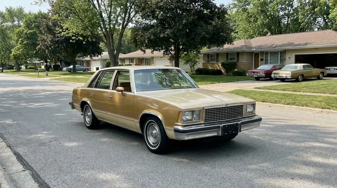 1978 Chevrolet Malibu Classic — downsized sedan on road