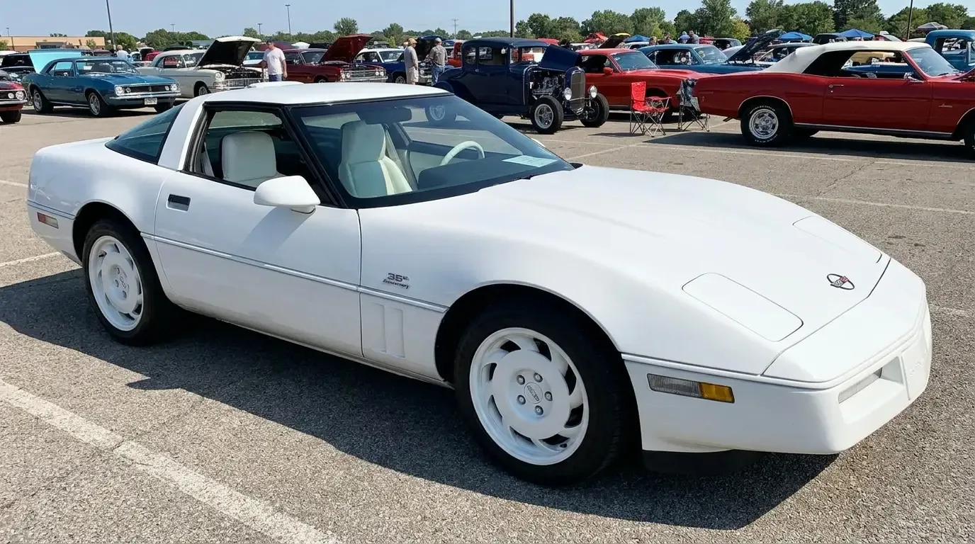1988 Corvette 35th Anniversary Triple White: the complete story