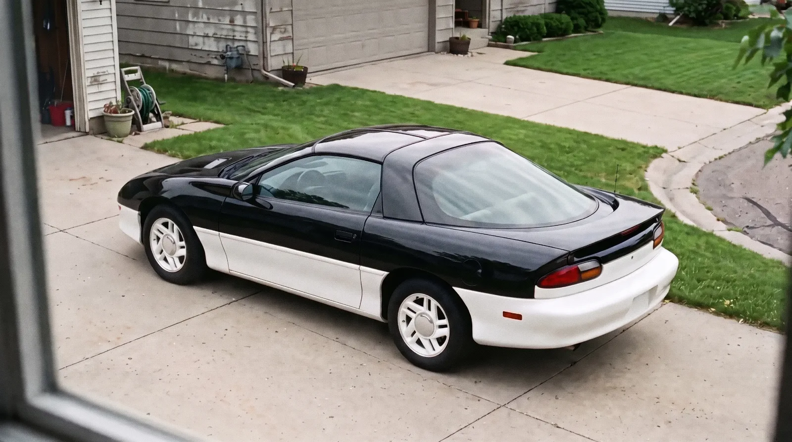 1993 Chevrolet Camaro Z28 pace car replica, parked on a suburban driveway