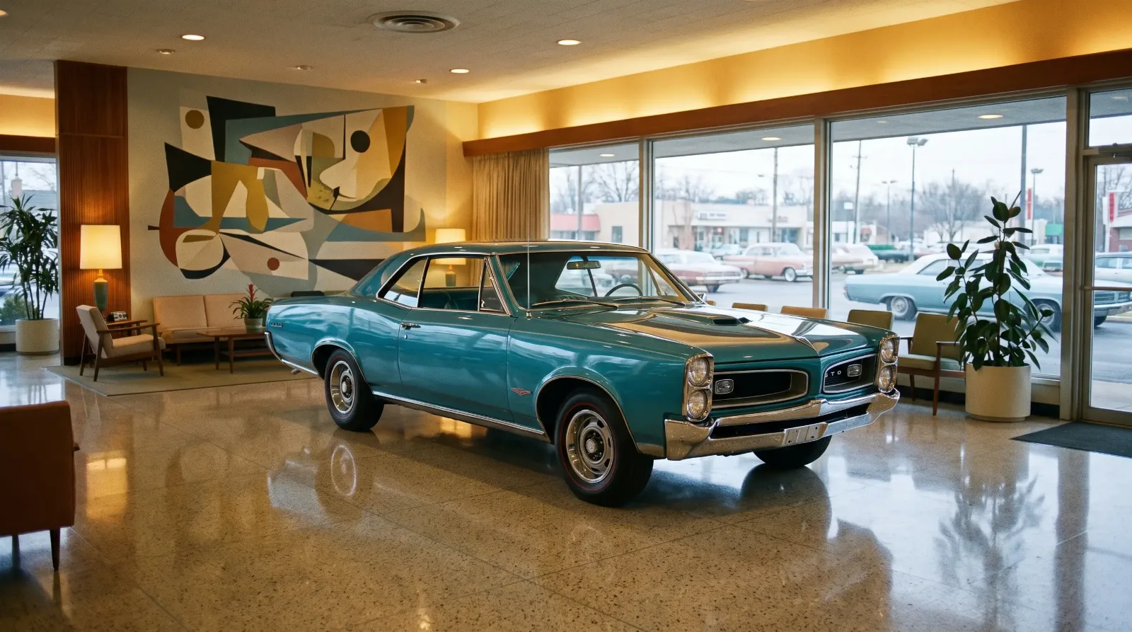 Muscle Cars in Advertising Art and Poster Culture