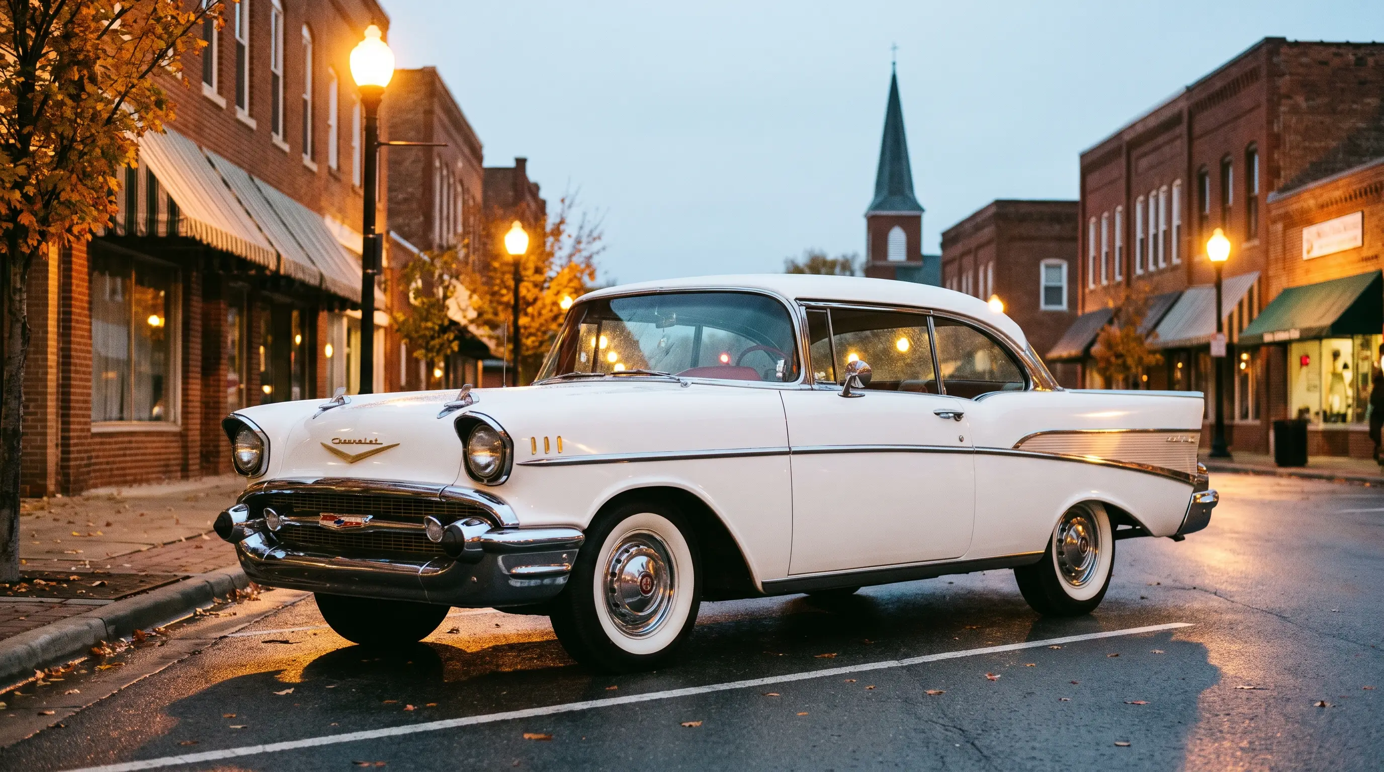The 1957 Bel Air in American Graffiti