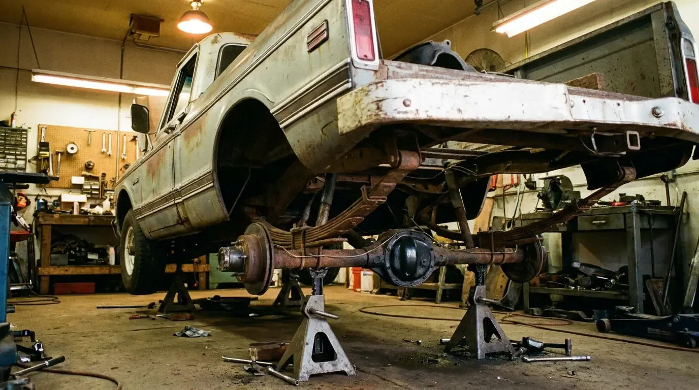 Swapping a 9-Inch Rear End into a C10
