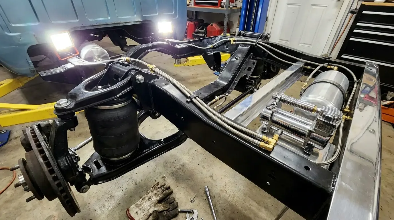 Action Line C10 frame with front air bag mounted