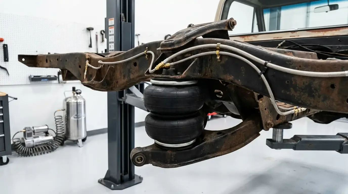 Installing an Air Ride System on an Action Line C10