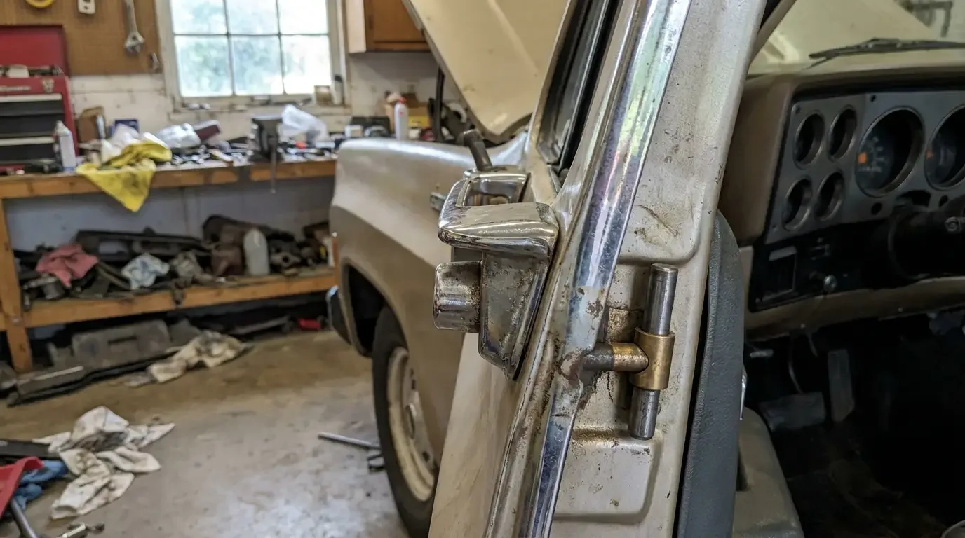 Replacing C10 Door Hinges and Fixing Door Sag