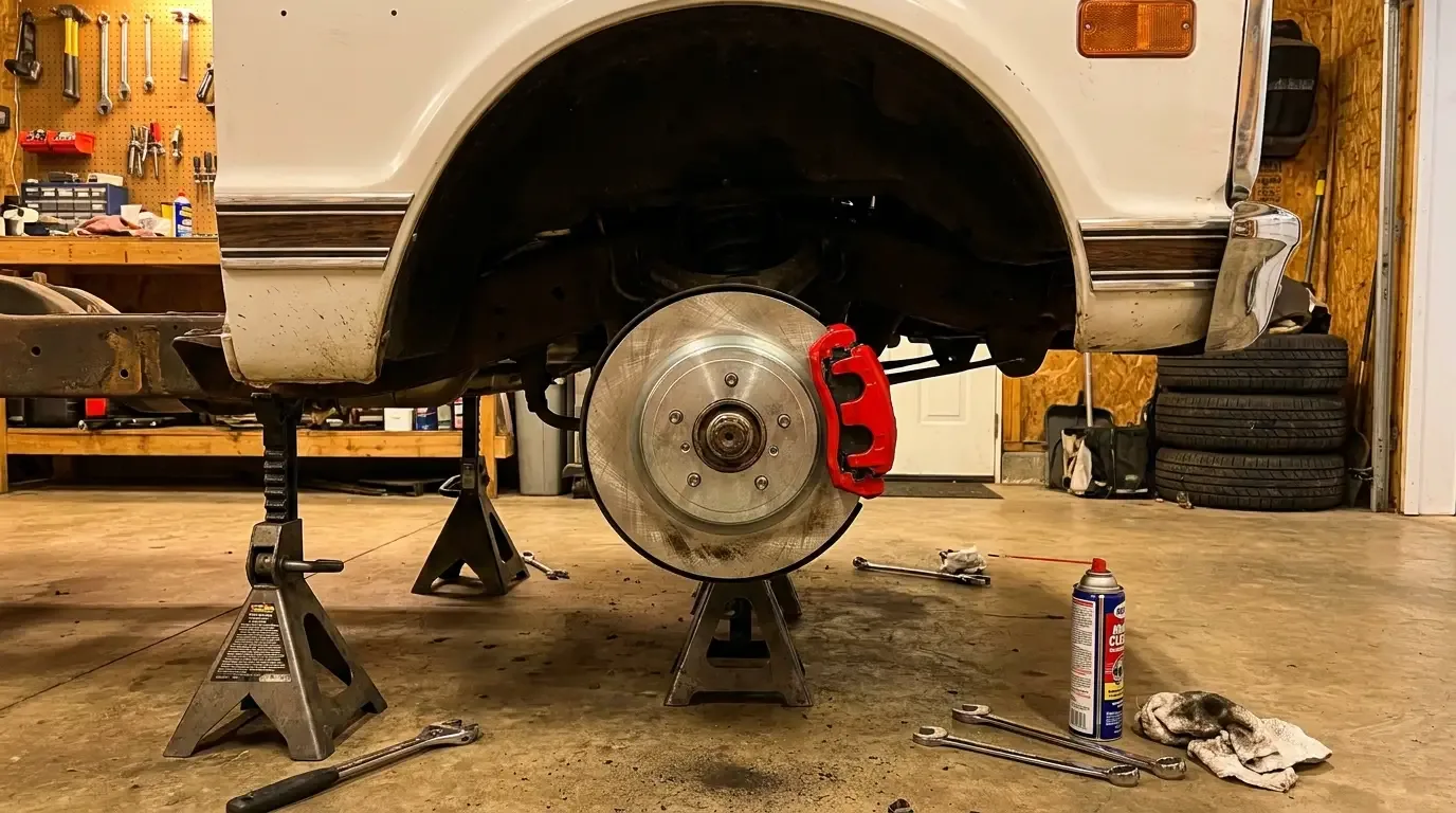 Converting a Classic C10 from Front Drum to Disc Brakes