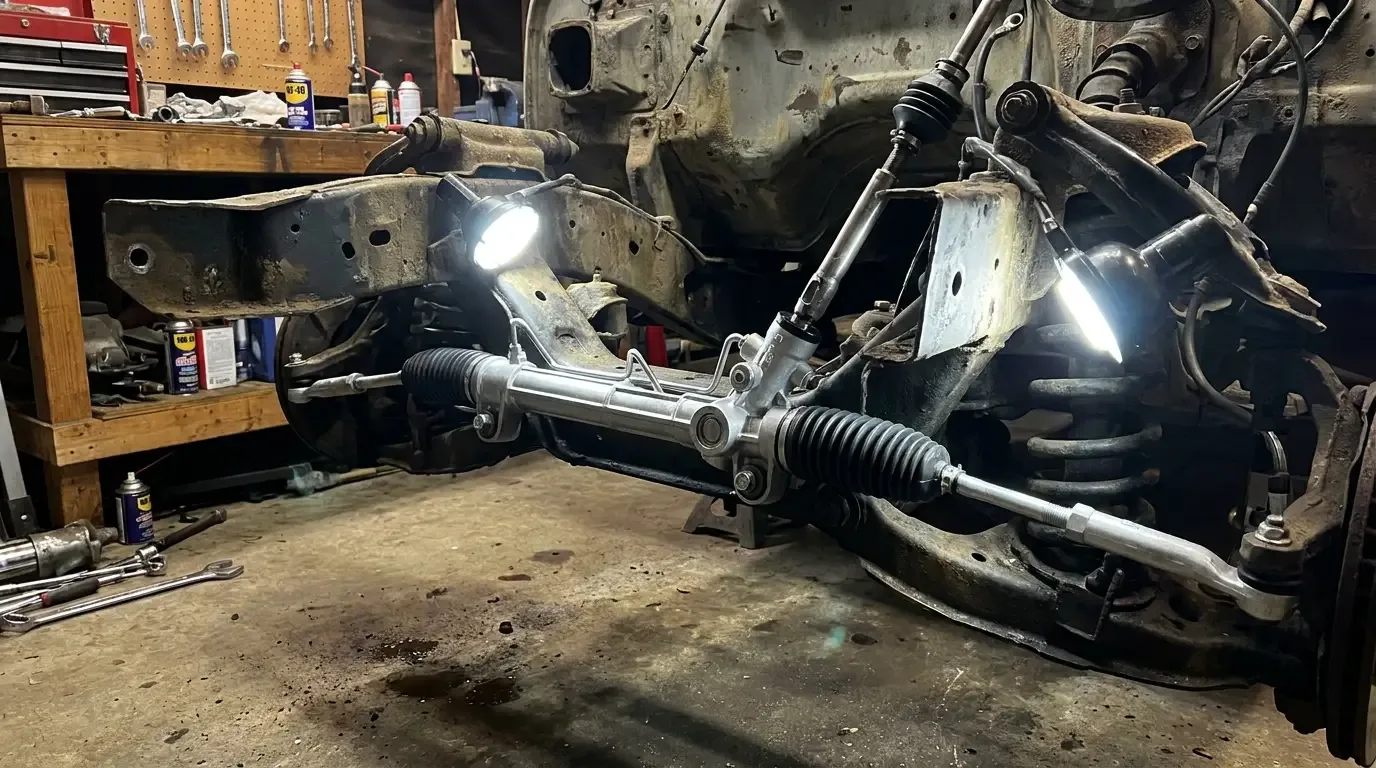 Installing a Rack-and-Pinion Steering Kit on a C10