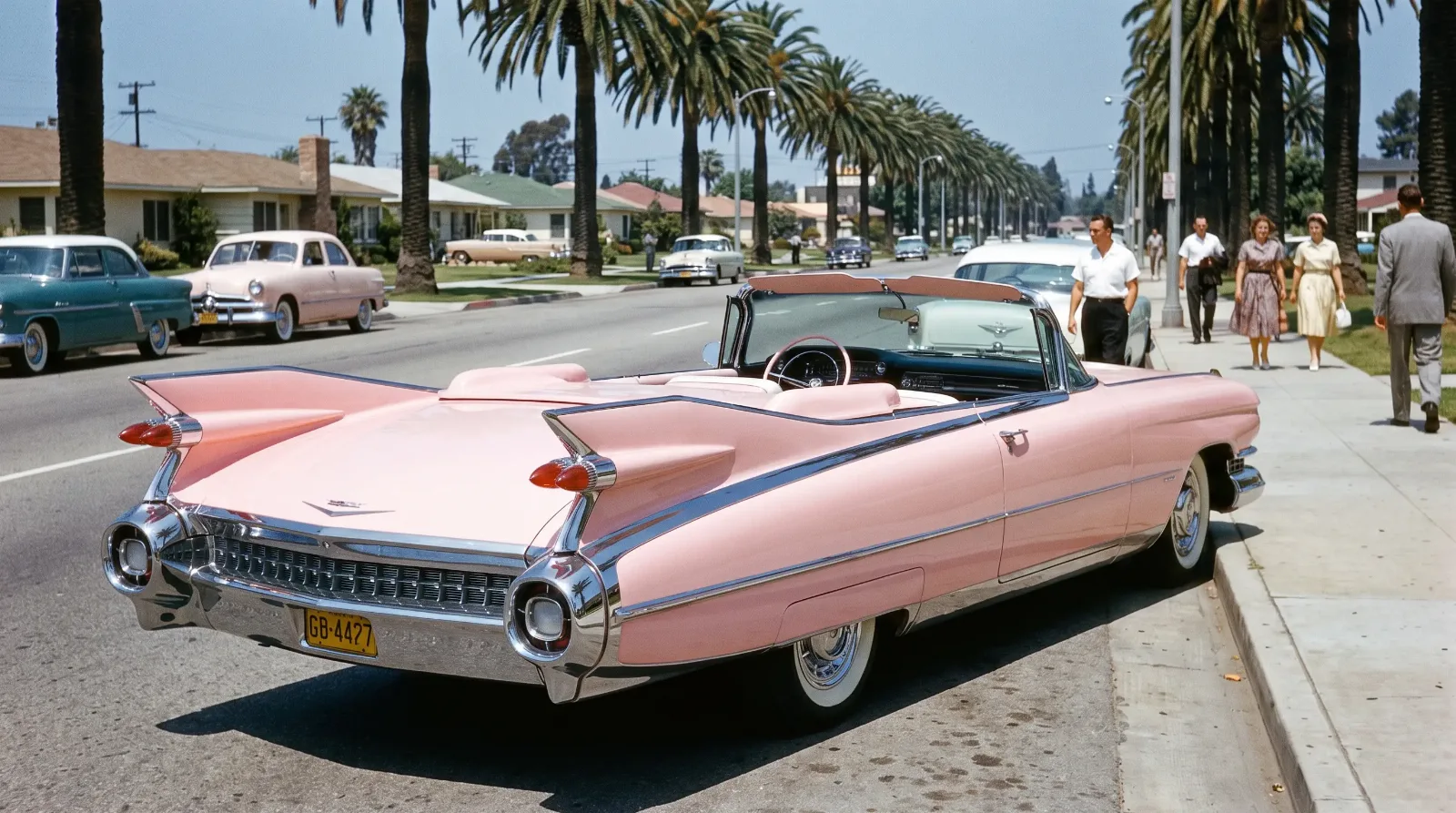 1959 Cadillac with tall tailfins