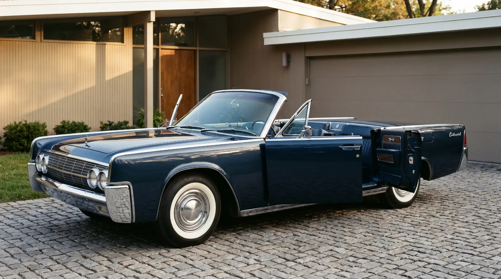 1961 Lincoln Continental with suicide doors
