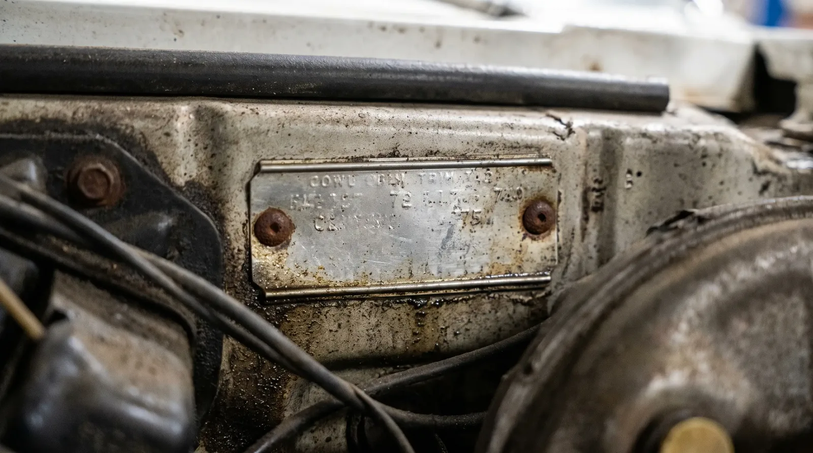 Cowl Tag and Trim Tag Decoded on a First-Gen Camaro