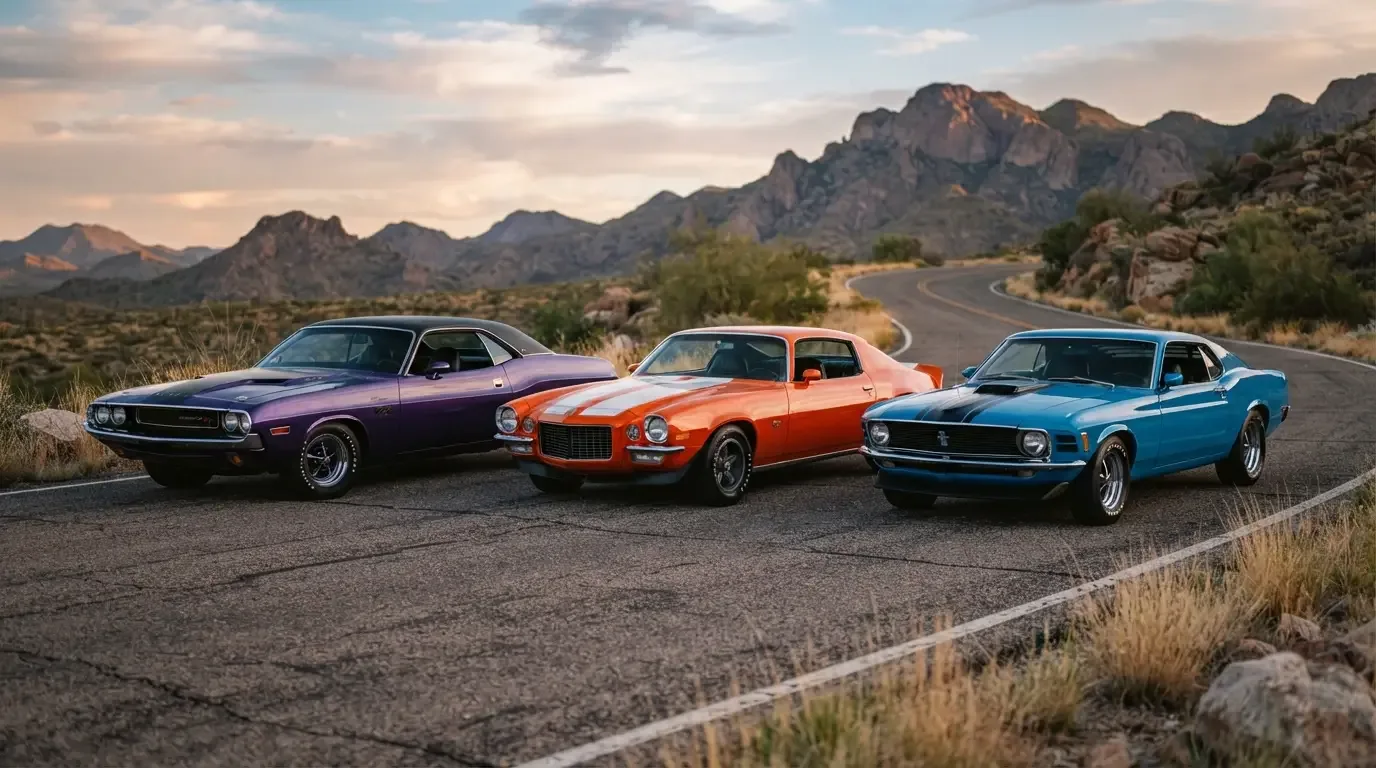 1970 Challenger vs Camaro and Mustang