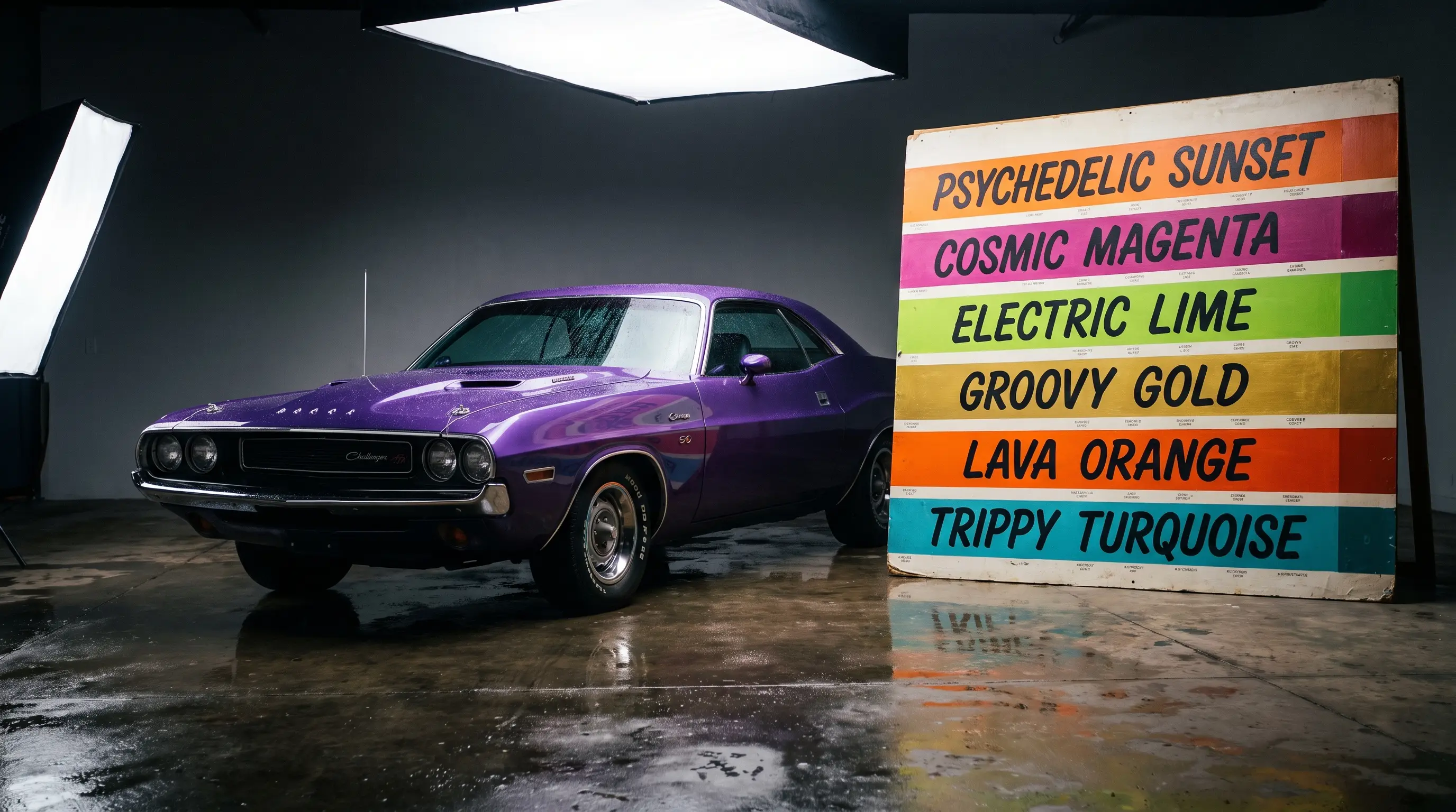 The Wild Names Behind Mopar's Challenger Colors