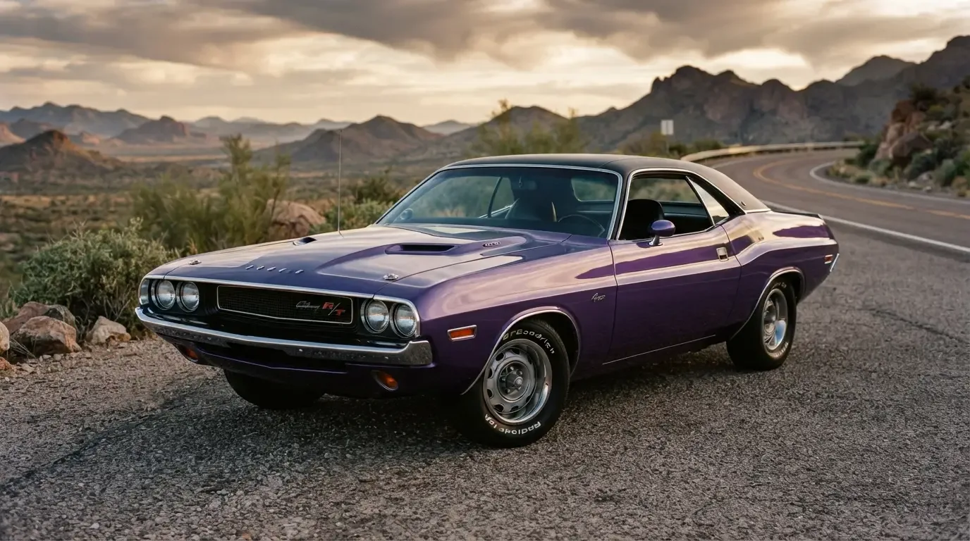 1970 Dodge Challenger built on Chrysler's original E-body platform