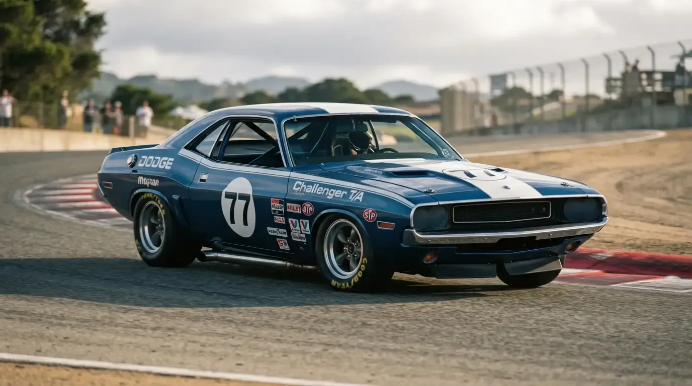 Sam Posey and the Challenger in Trans-Am Racing