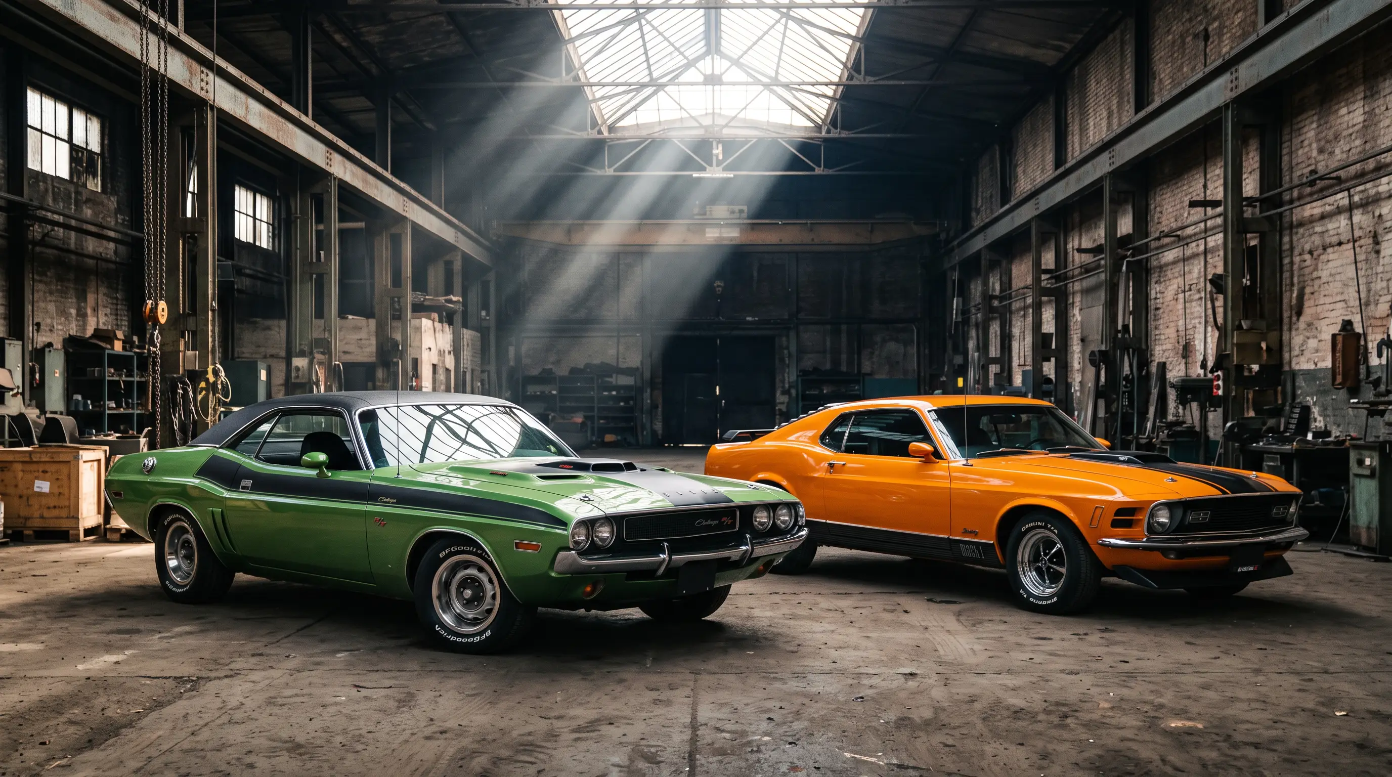 1970 Challenger vs Ford Mustang
