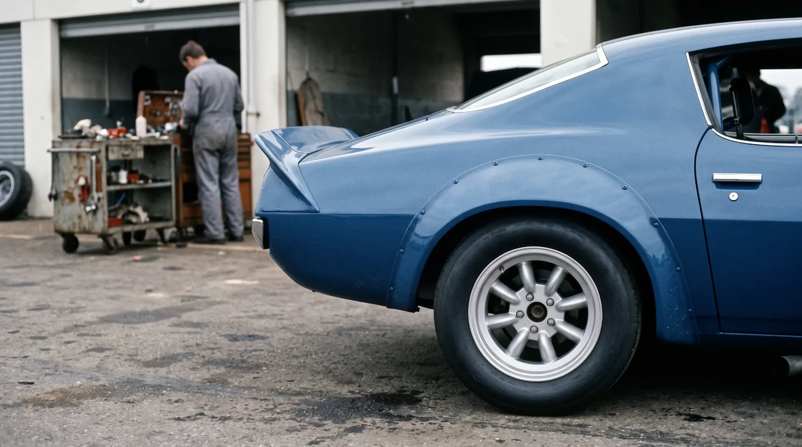 1970 Chevrolet Camaro, race car in the paddock