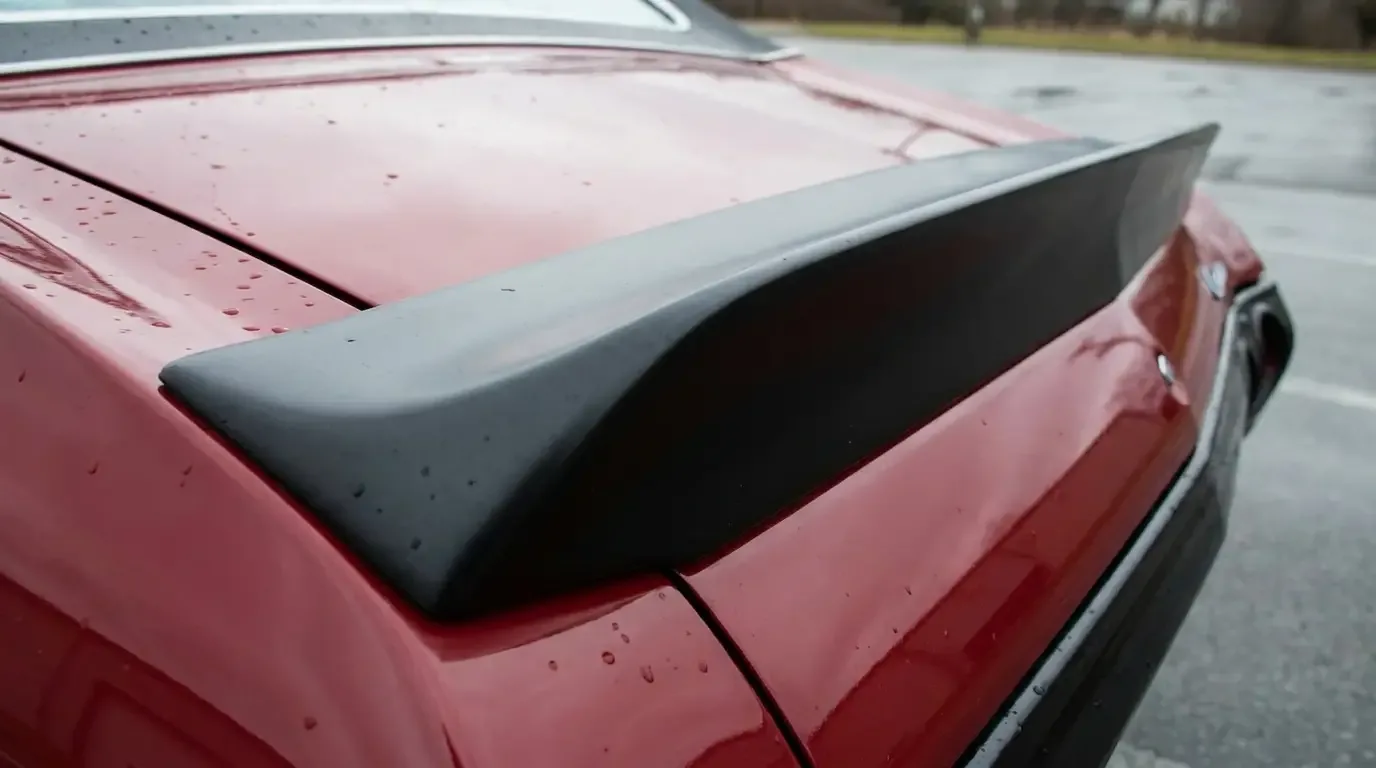 1971 Chevrolet Chevelle SS396 — rear deck spoiler detail