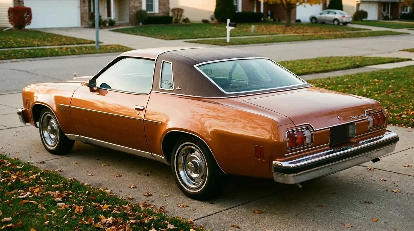 1974 Chevelle Malibu Classic Landau — opera window C-pillar
