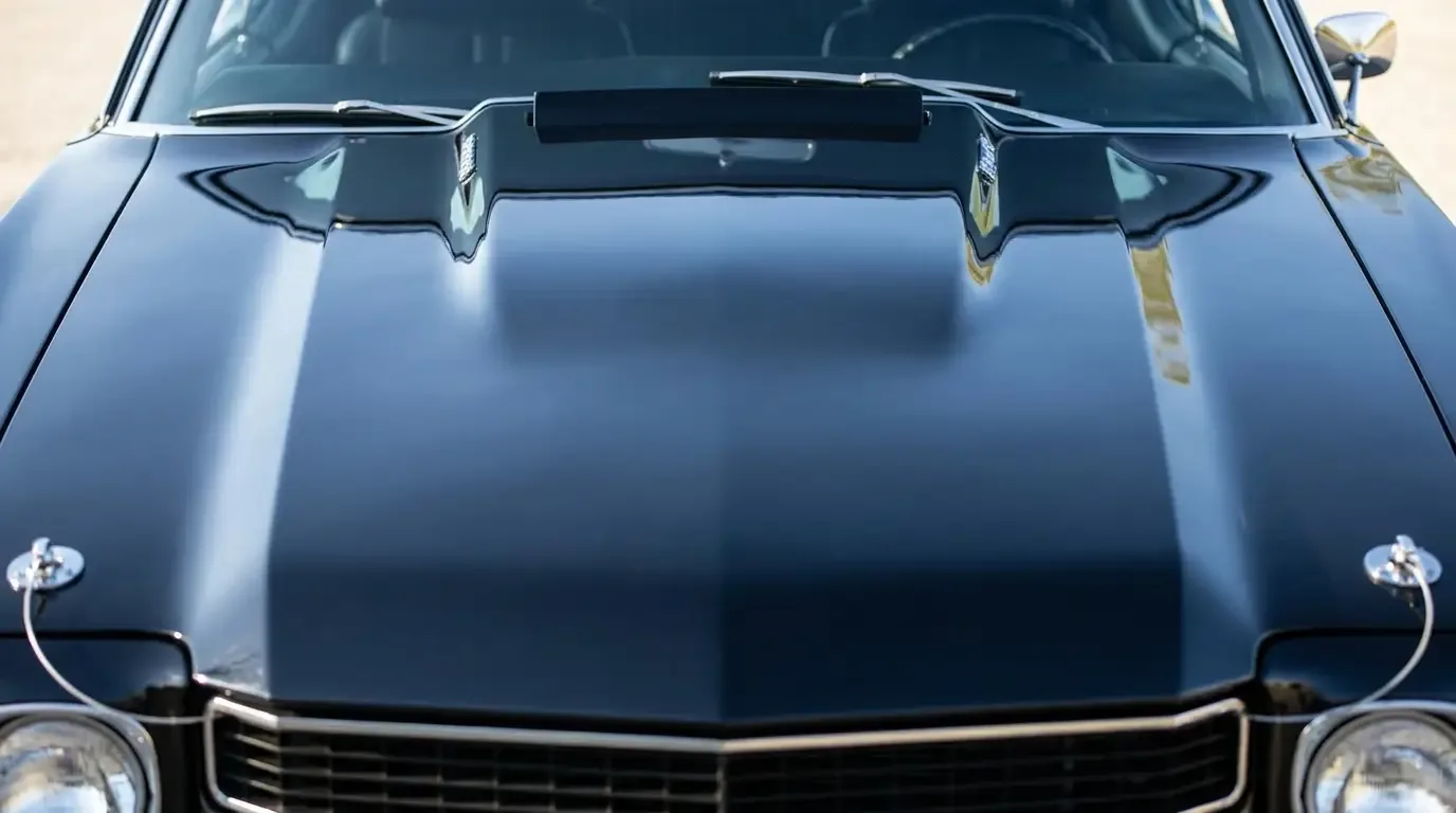 1970 Chevrolet Chevelle SS454 - cowl induction hood detail