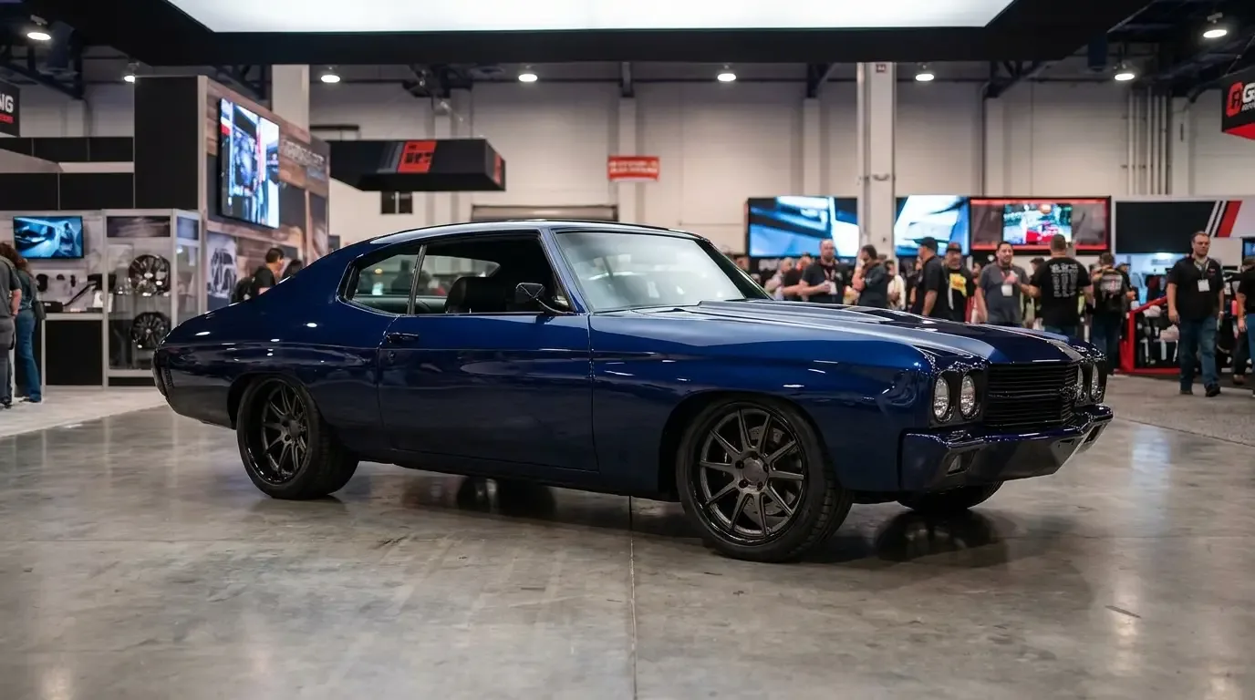 Modern resto-mod Chevelle SS — widebody SEMA show build