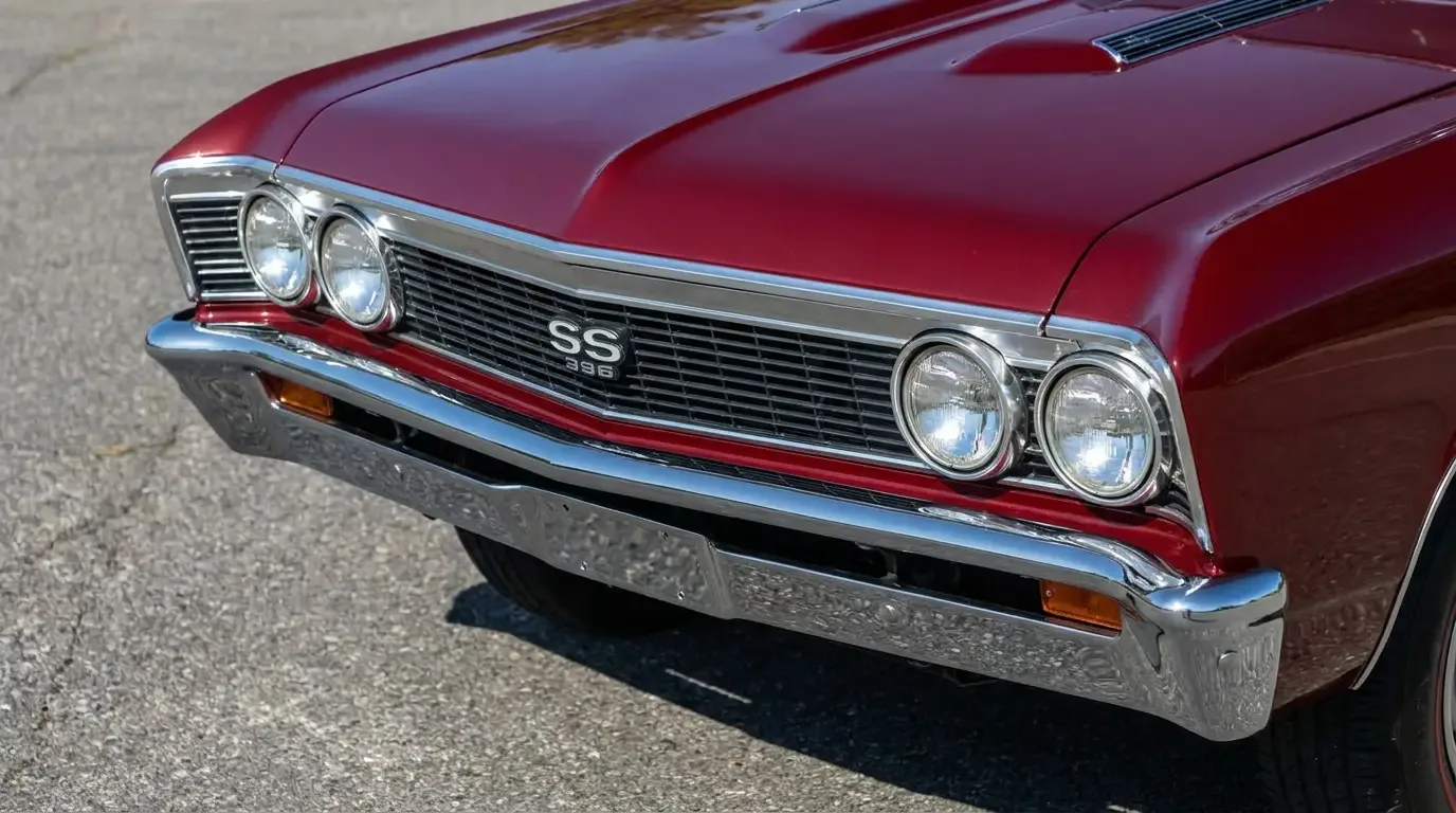 1967 Chevrolet Chevelle SS396 — grille close-up