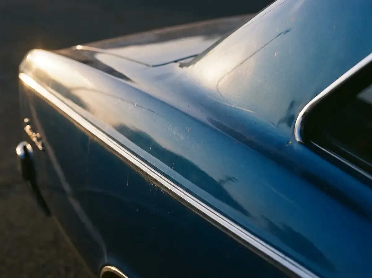 1966 Chevrolet Chevelle quarter panel — sculpted bodyline detail