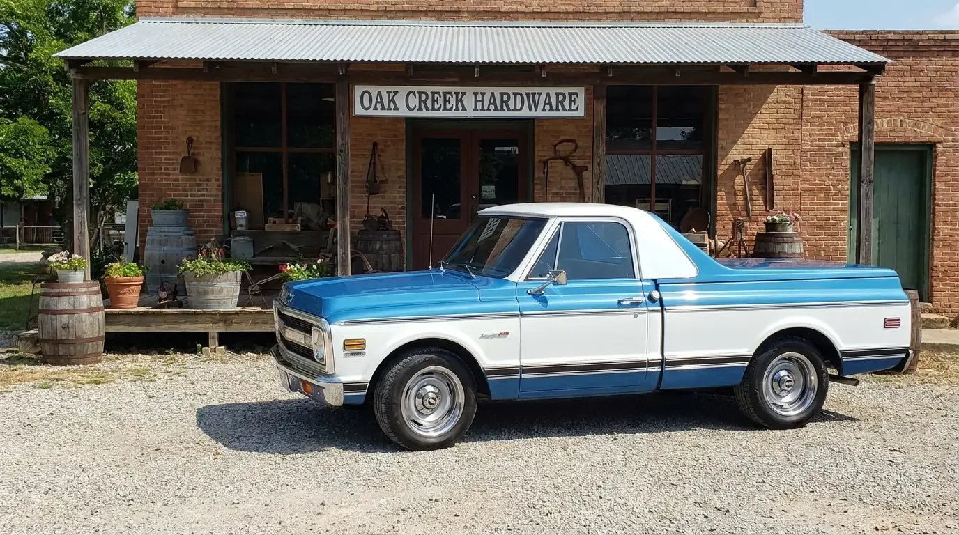 1969 Chevrolet C10 -- Action Line second-generation exterior scene