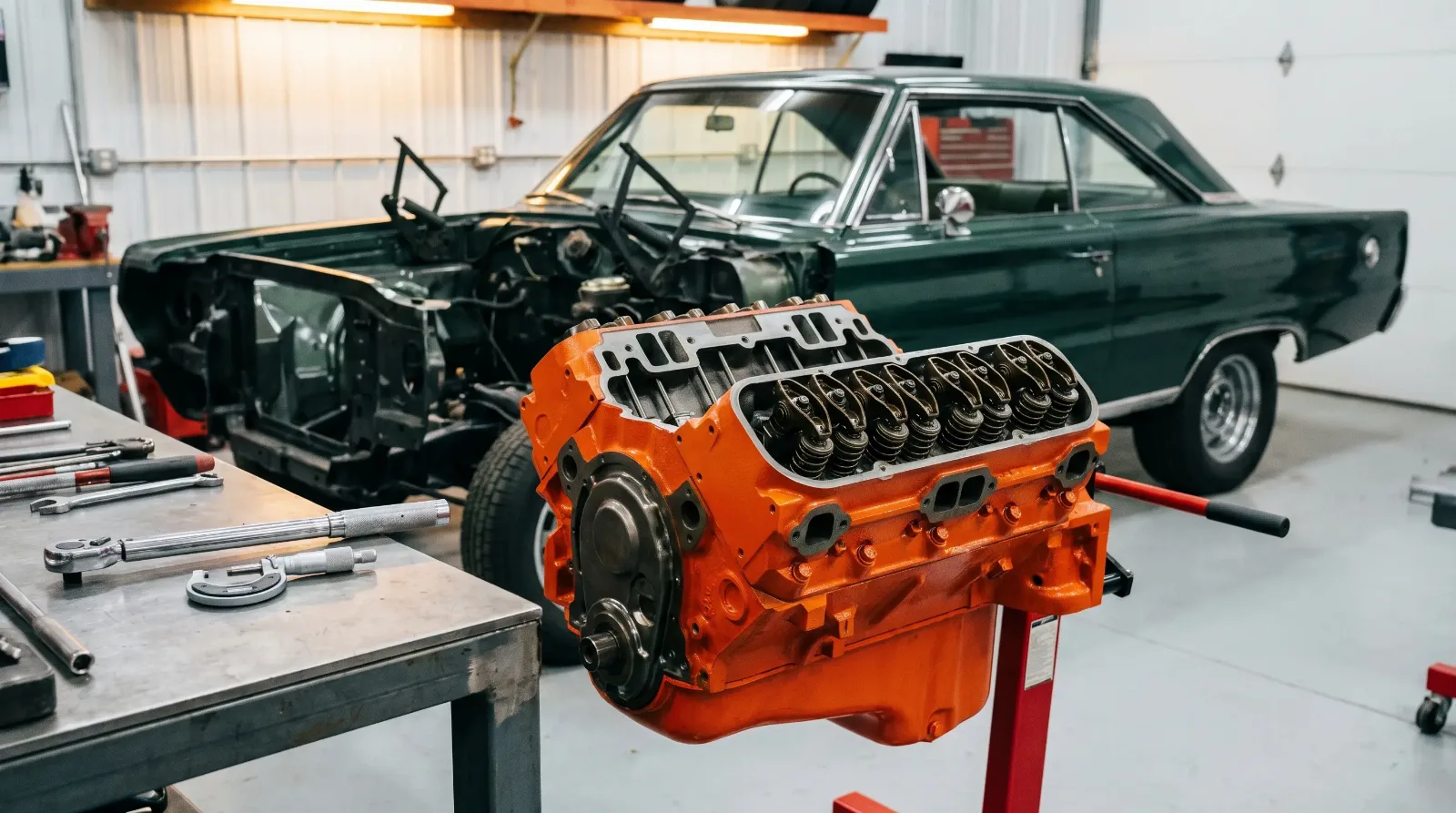 Rebuilding a Classic Car Engine and Drivetrain