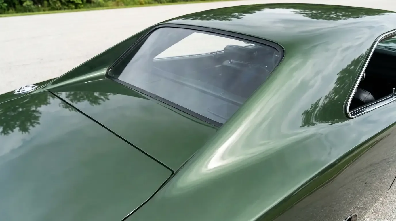 Dodge Charger - flying-buttress roof and recessed backlight detail
