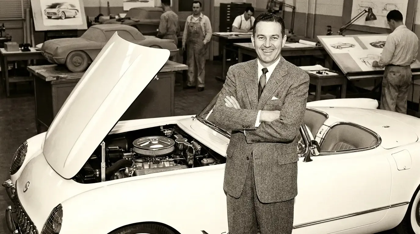 Ed Cole and the small-block V8 that saved the Corvette