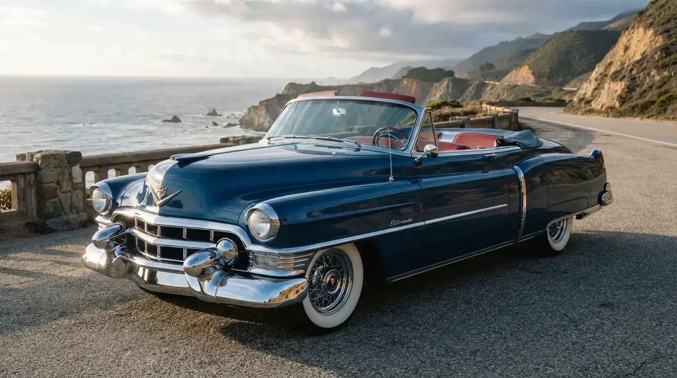 1953 Cadillac Eldorado convertible, first-year model, front three-quarter view