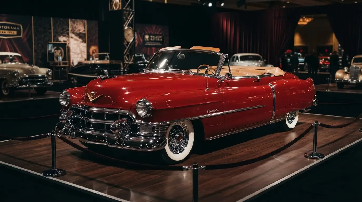 1953 Cadillac Eldorado showcase convertible, three-quarter front view