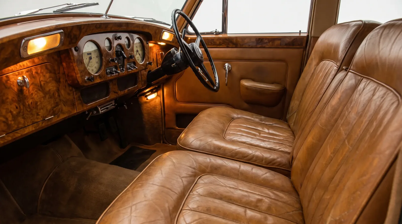 Evaluating Interior Condition in a Classic Luxury Car