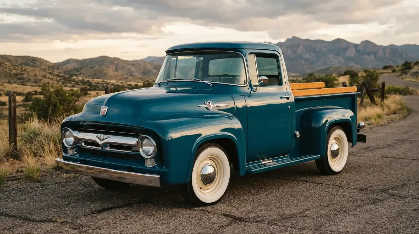 The 1956 Big-Window F-100 and the Wraparound Windshield