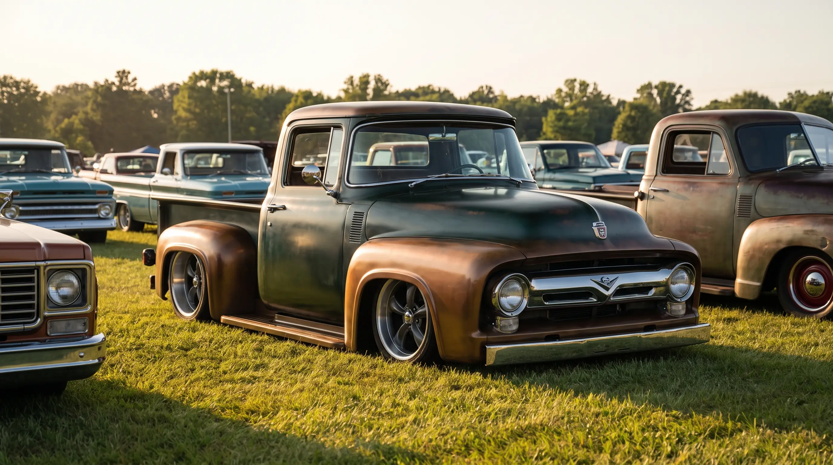 F-100 vs C10 in the Custom Scene