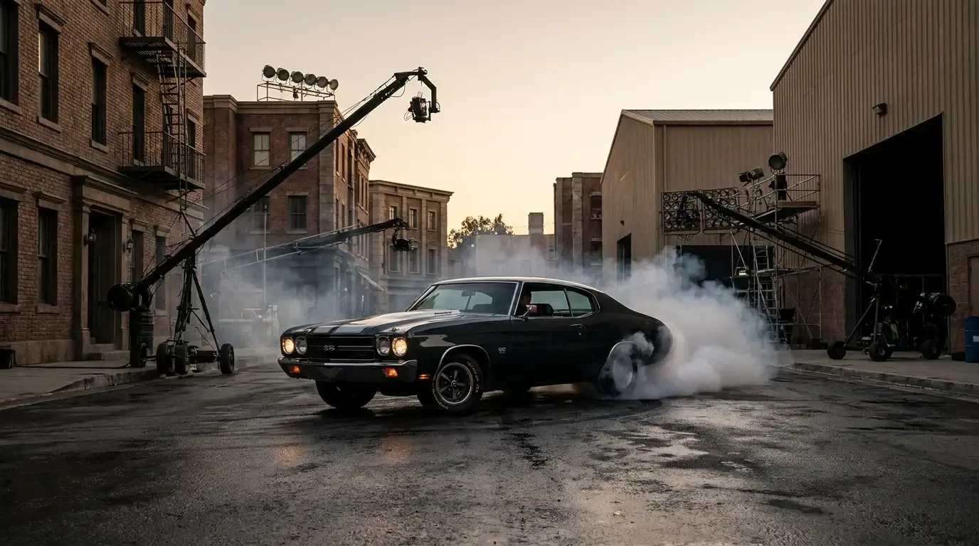 Filming a Chevelle Chase: Movie Stunt Work
