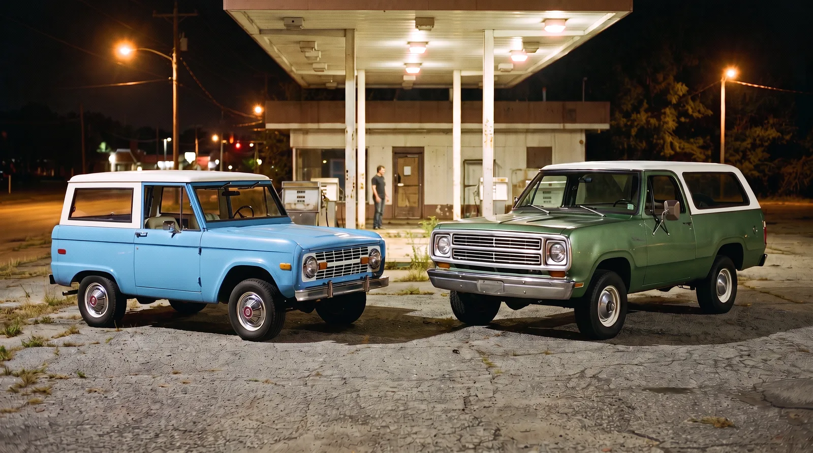 1973 Bronco vs Dodge Ramcharger, the New Challenger