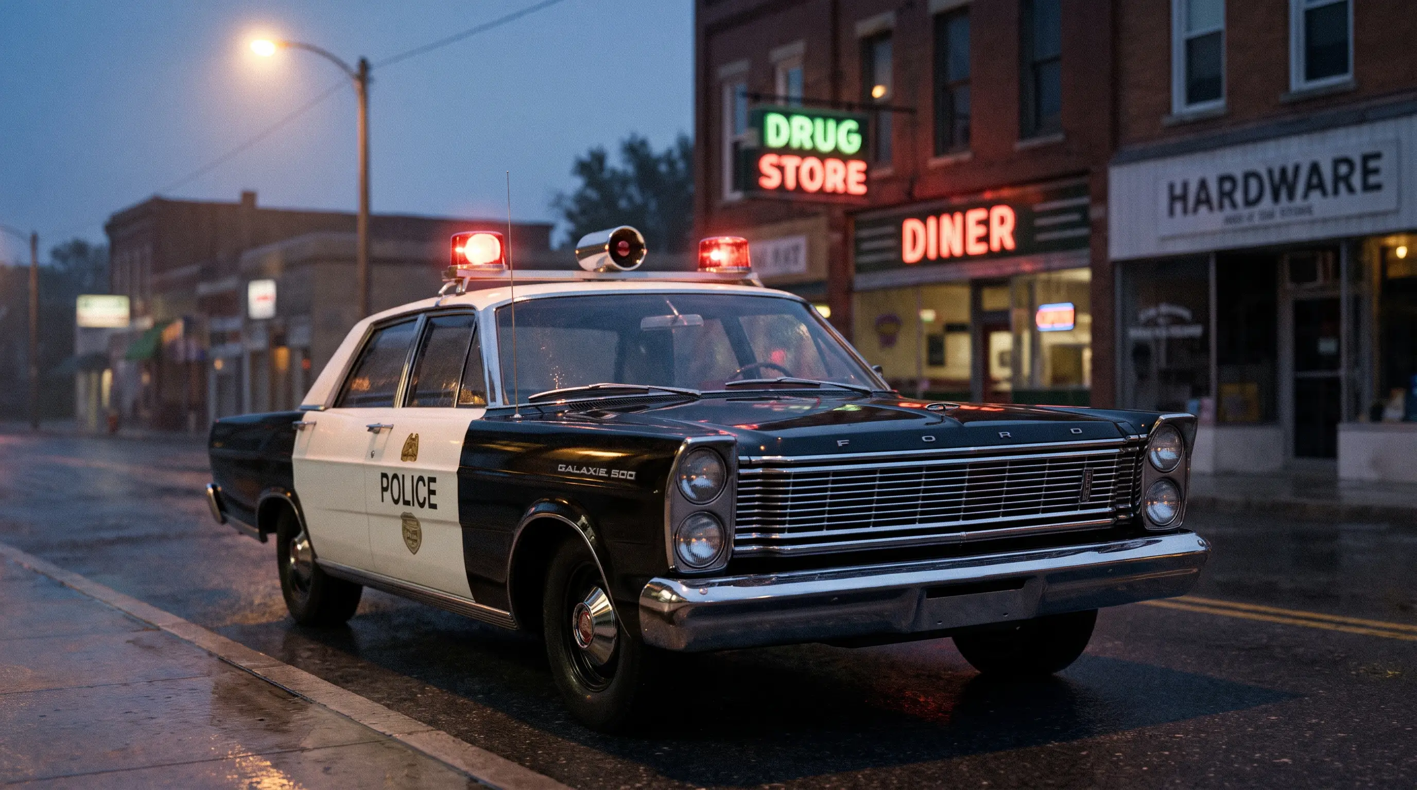 The Galaxie 500 as America's Patrol Car