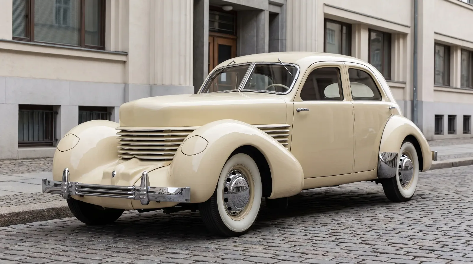 1936 Cord 810 coffin-nose with concealed headlamps