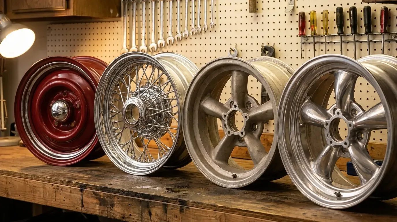 Hot Rod Wheels: Steelies, Wires and Mags
