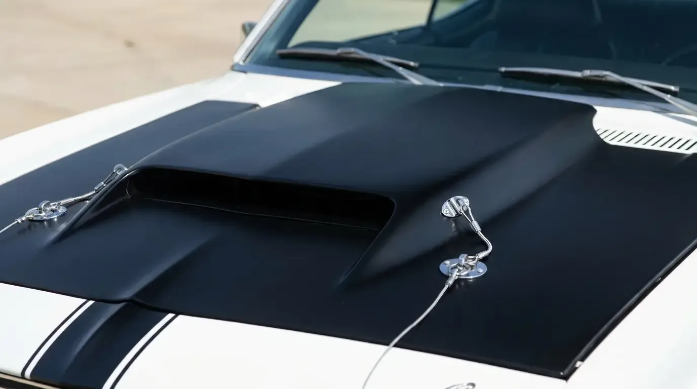 1970 Chevrolet Chevelle SS cowl induction hood scoop detail