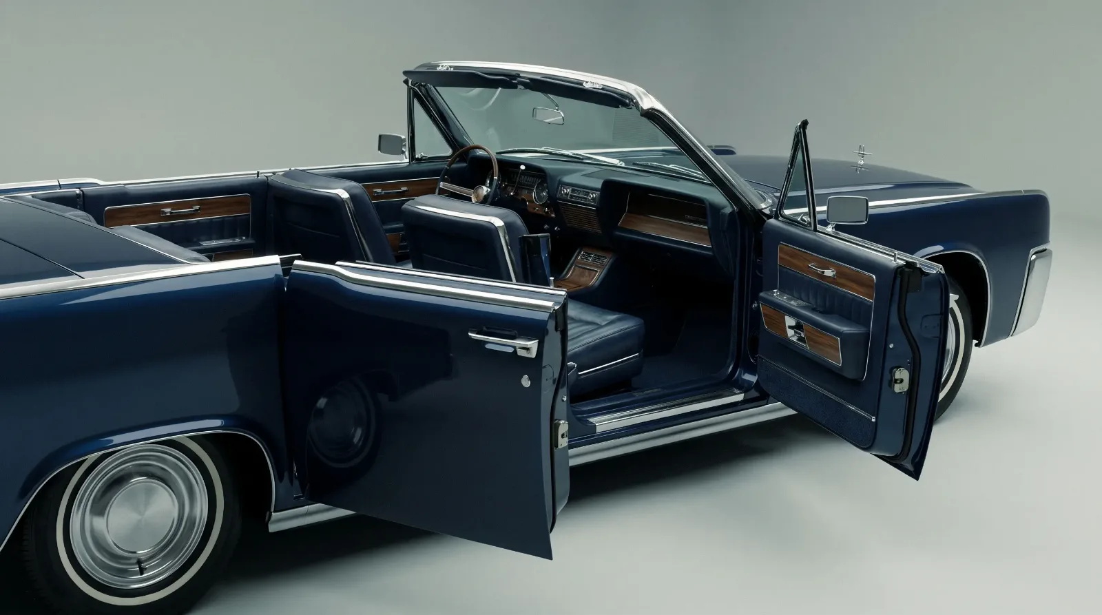 Early 1960s Lincoln Continental convertible with rear-hinged doors