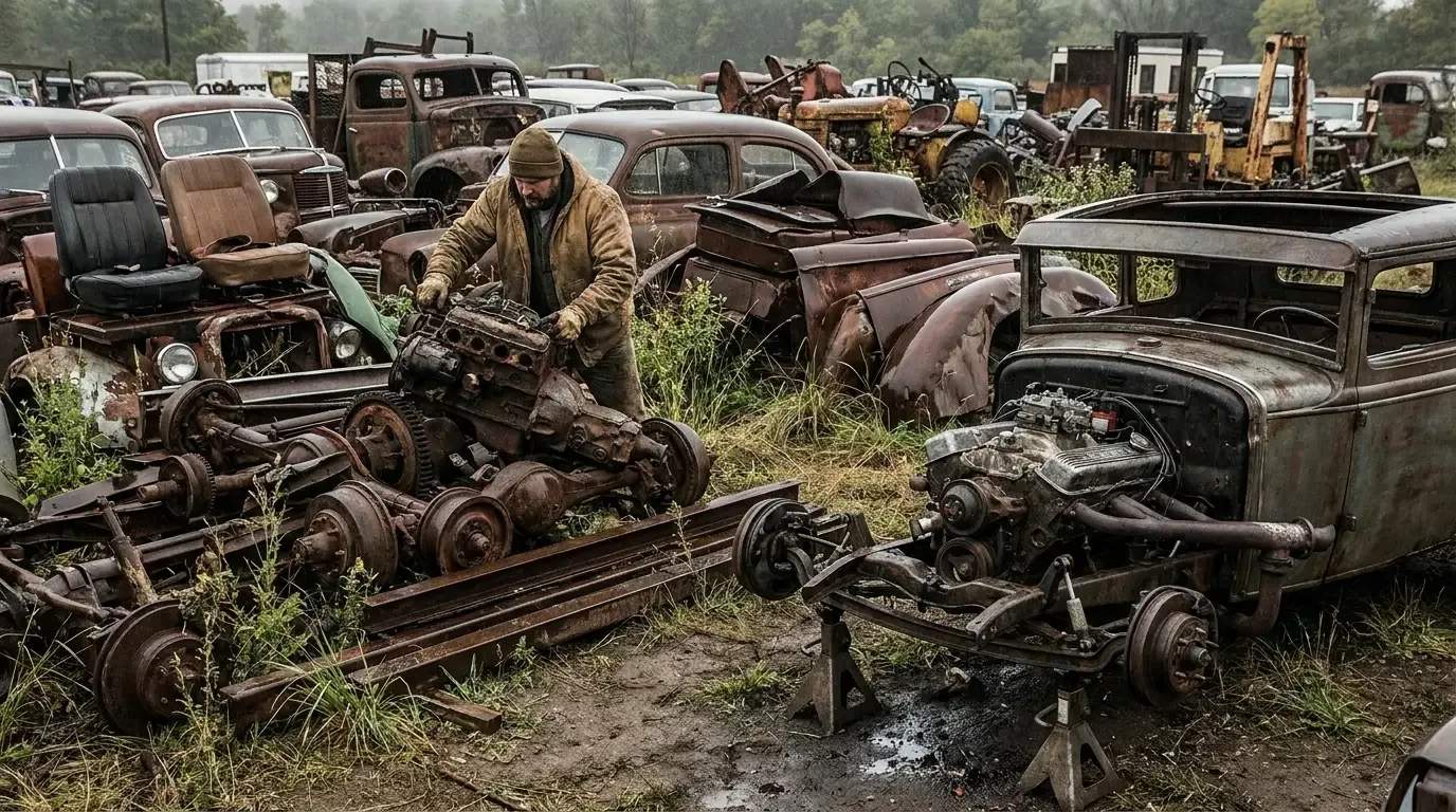 Junkyard Parts and Found-Object Building